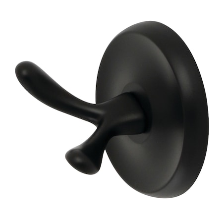 Kingston Brass BA317MB Classic Robe Hook, Matte Black BA317MB